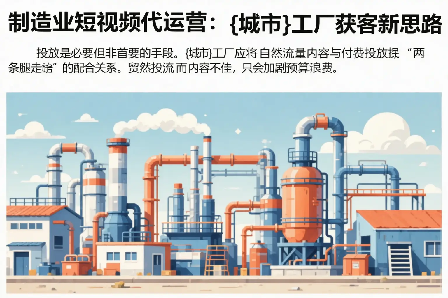 制造业短视频代运营:石狮工厂获客新思路